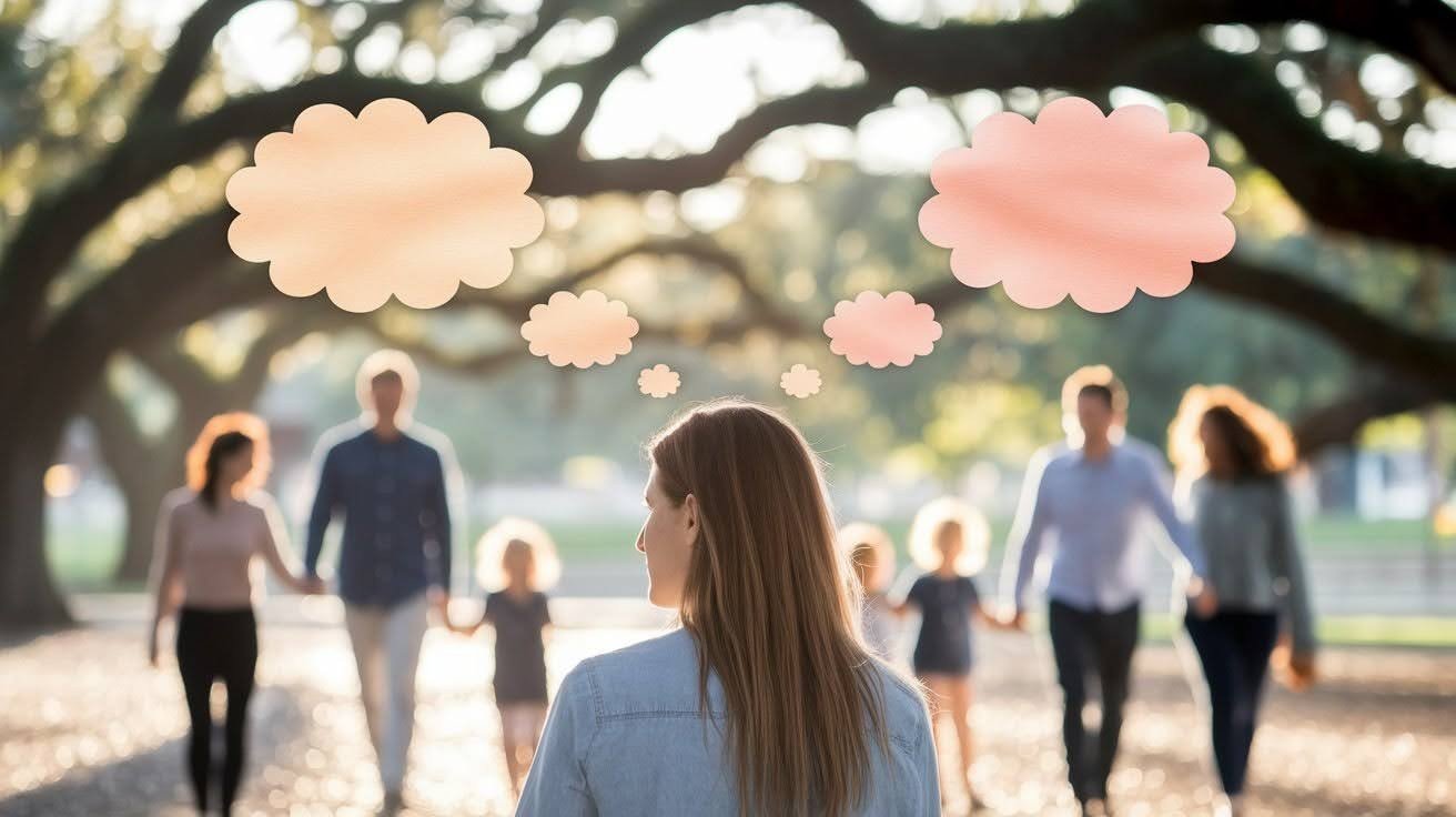 Comparing yourself constantly to other parents