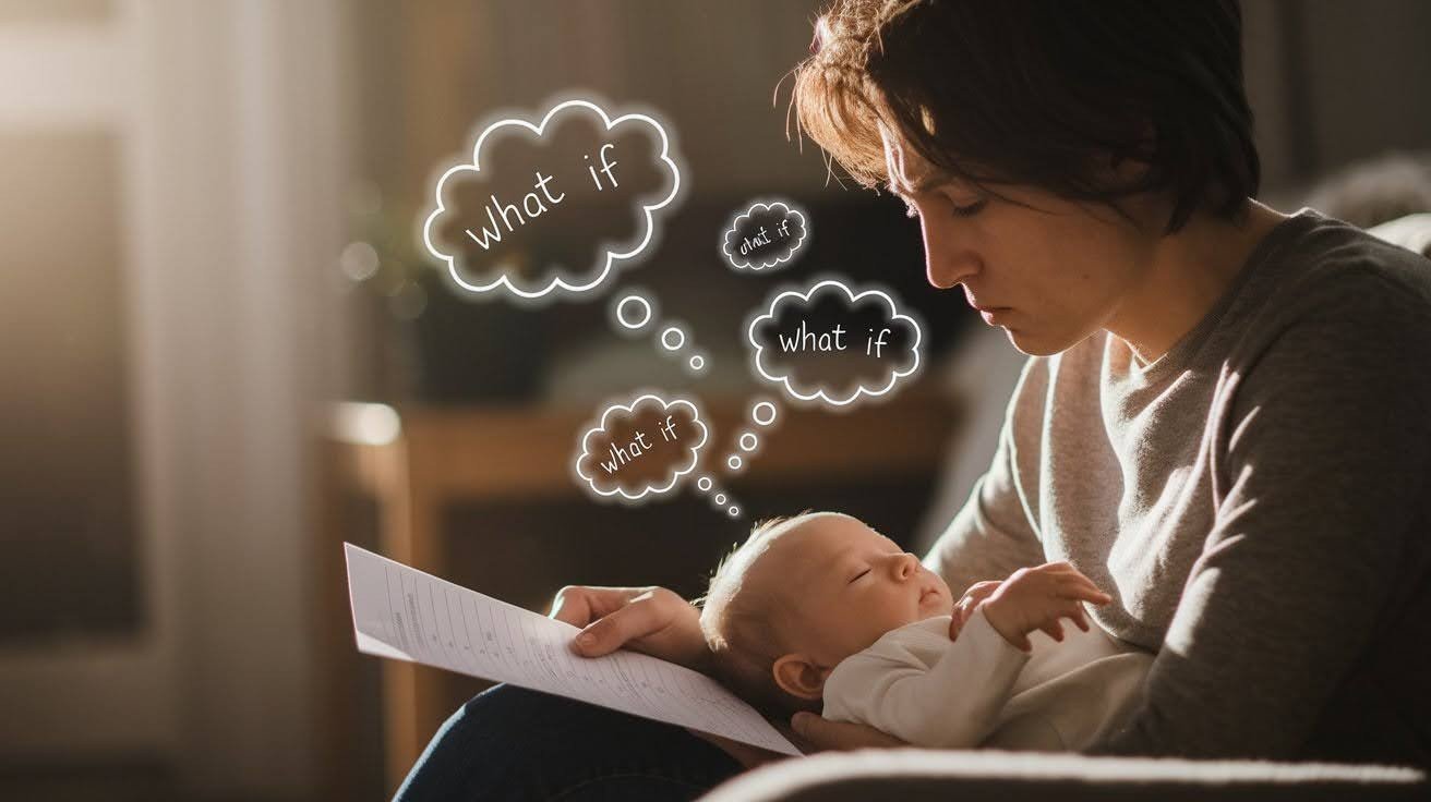 Constant second-guessing of parenting decisions 