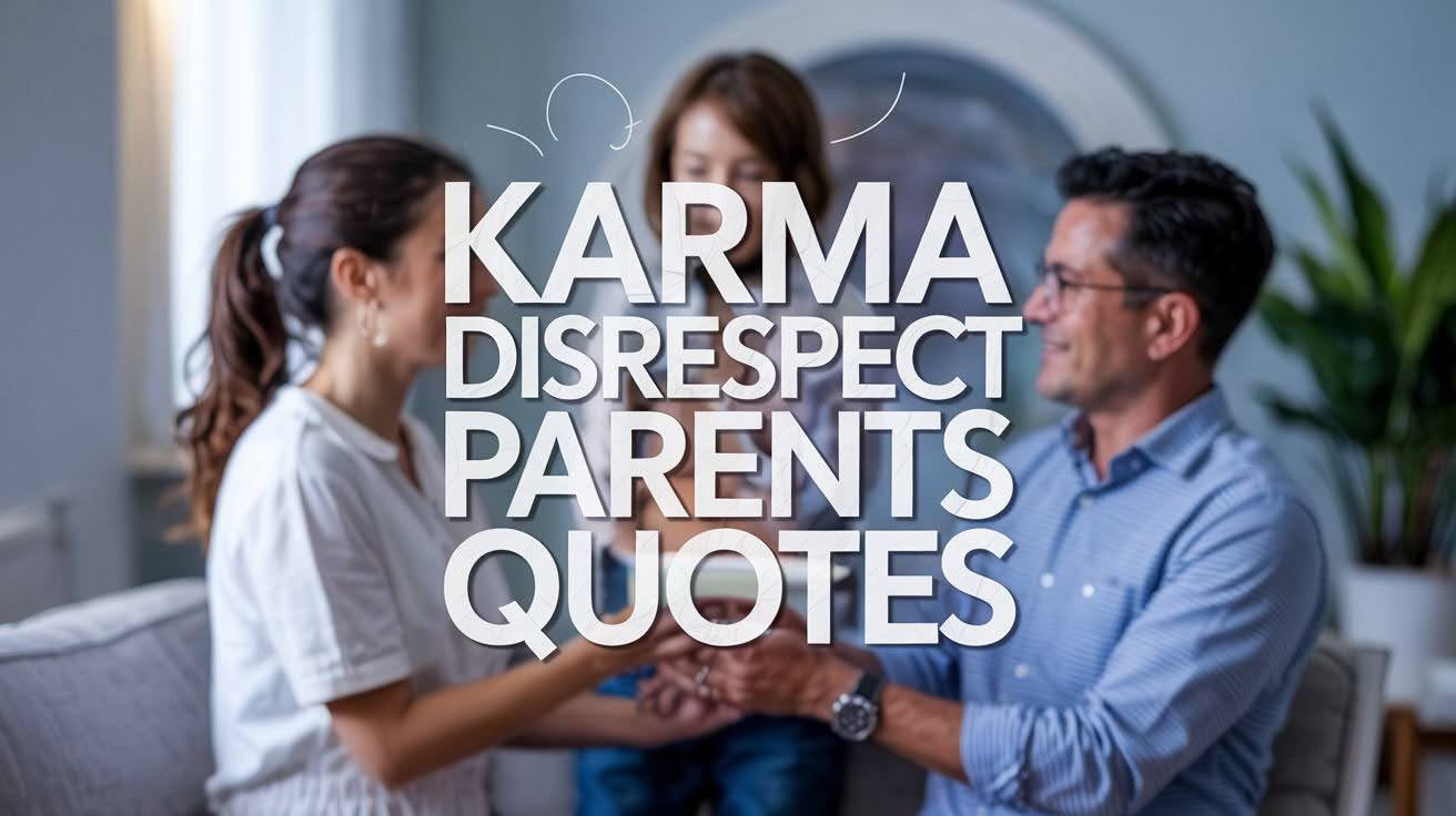 Karma Disrespect Parents: