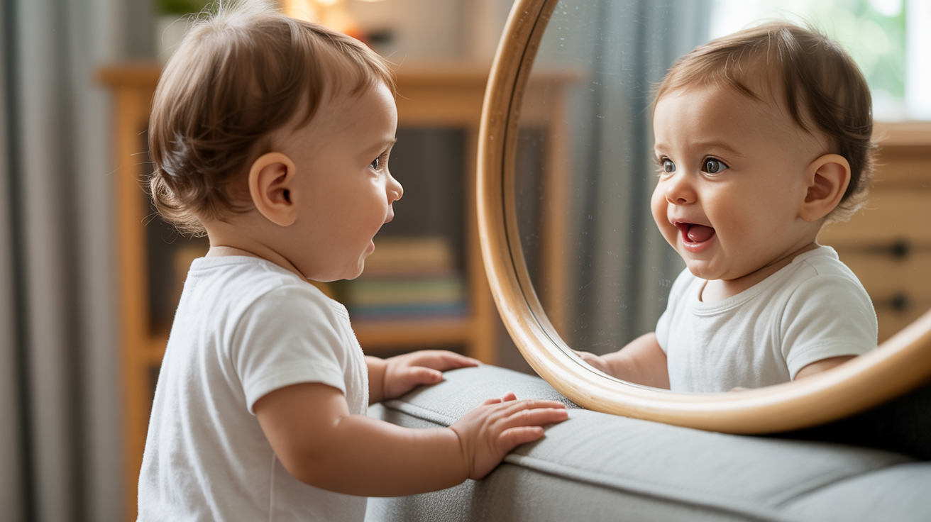 Mirror Play While Standing