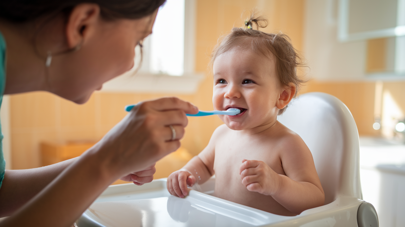Brushing Baby Teeth Properly